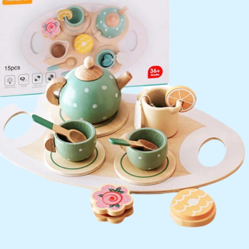 Emanuel´s Nachmittagstee Set aus Holz